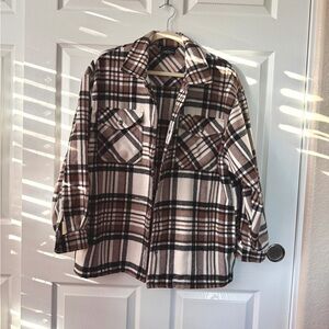 HFX Snap Button Flannel Jacket